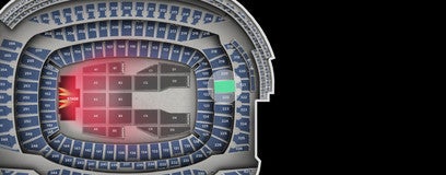Seat view from Club