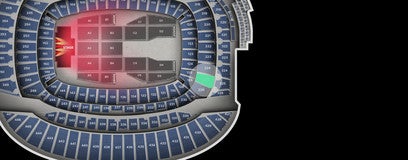 Seat view from Club