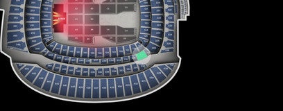 Seat view from Club