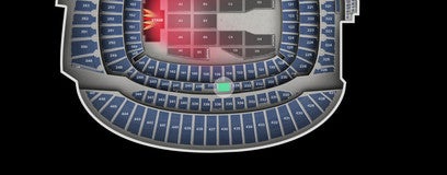 Seat view from Club