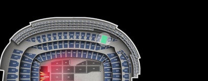 Seat view from Middle