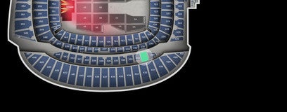Seat view from Middle