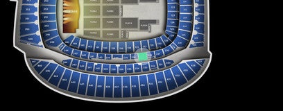 Seat view from Middle