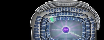 Seat view from Lower Level Corner Mezzanine