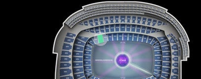 Seat view from Lower Level Mezzanine