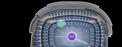 Seat view from Lower Level Mezzanine