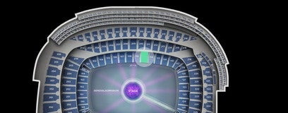 Seat view from Lower Level Mezzanine