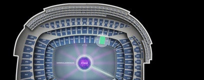 Seat view from Lower Level Mezzanine