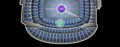 Seat view from Lower Level Mezzanine