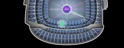 Seat view from Lower Level Mezzanine