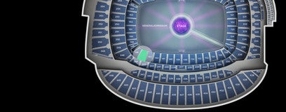 Seat view from Lower Level Corner Mezzanine