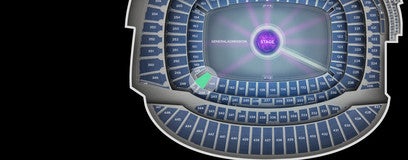 Seat view from Lower Level Corner Mezzanine