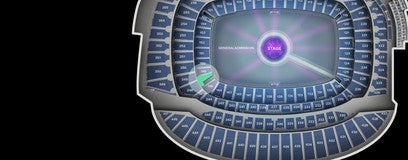 Seat view from Lower Level Endzone
