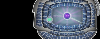 Seat view from Lower Level Endzone