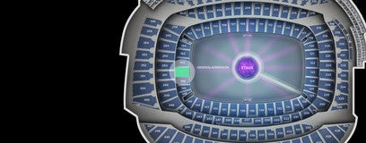 Seat view from Lower Level Endzone