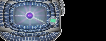 Seat view from Mid Level Endzone
