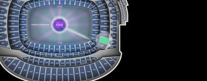 Seat view from Mid Level Endzone