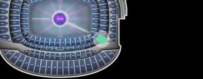 Seat view from Mid Level Endzone