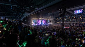 Seat view from Lower Level Mezzanine