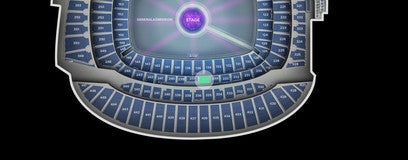 Seat view from Lower Level Mezzanine