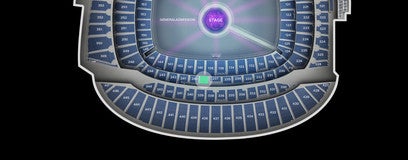 Seat view from Lower Level Mezzanine