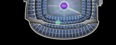 Seat view from Lower Level Mezzanine