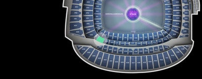 Seat view from Upper Level Grandstand