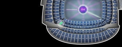Seat view from Upper Level Grandstand