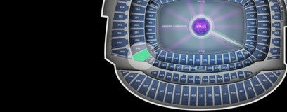 Seat view from Mid Level Endzone