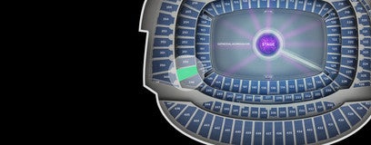 Seat view from Mid Level Endzone