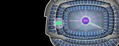 Seat view from Mid Level Endzone