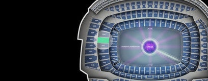 Seat view from Mid Level Endzone