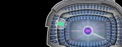 Seat view from Mid Level Endzone