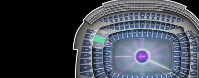 Seat view from Mid Level Endzone