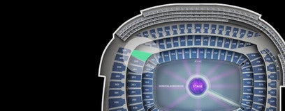 Seat view from Mid Level Endzone