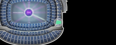 Seat view from Upper Level Endzone