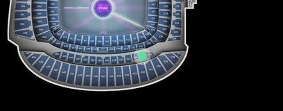 Seat view from Upper Level Grandstand Two