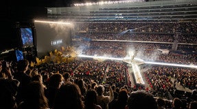Seat view from Upper Level Grandstand