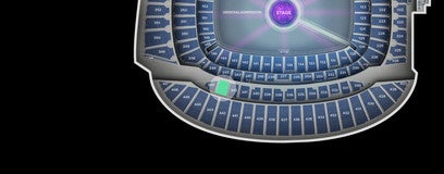 Seat view from Upper Level Grandstand Two