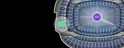 Seat view from Upper Level Endzone