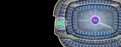 Seat view from Upper Level Endzone