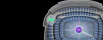 Seat view from Upper Level Endzone