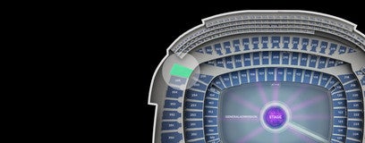 Seat view from Upper Level Endzone