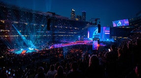 Seat view from Club