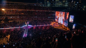 Seat view from Club