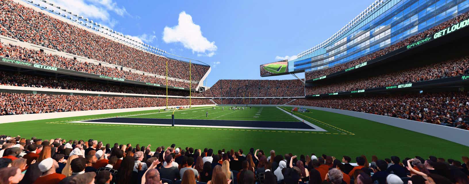 Seat view from Lower Level Endzone