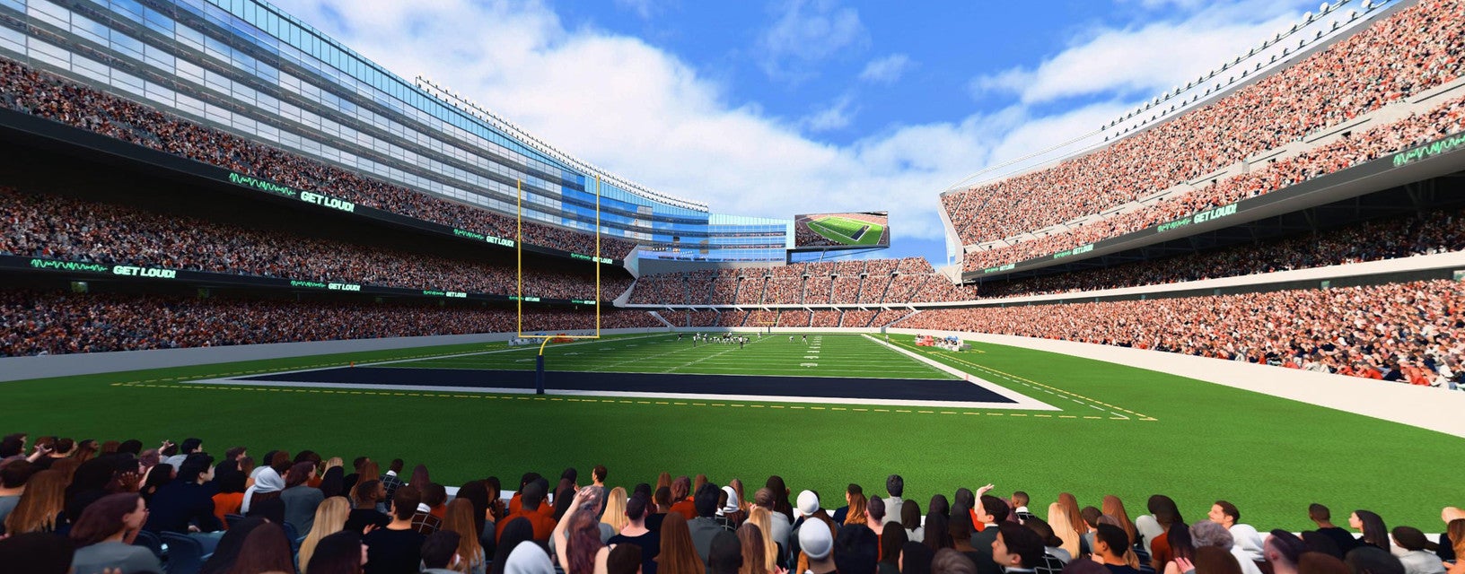 Seat view from Lower Level Endzone