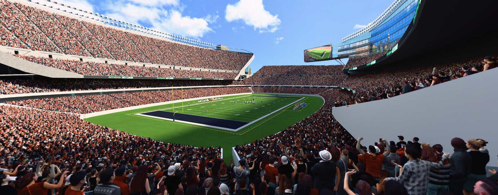 Seat view from Mid Level Endzone