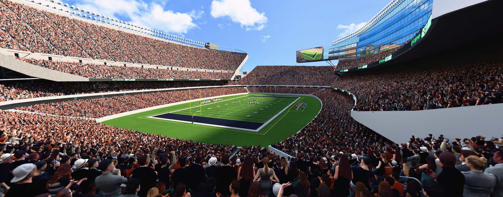 Seat view from Mid Level Endzone