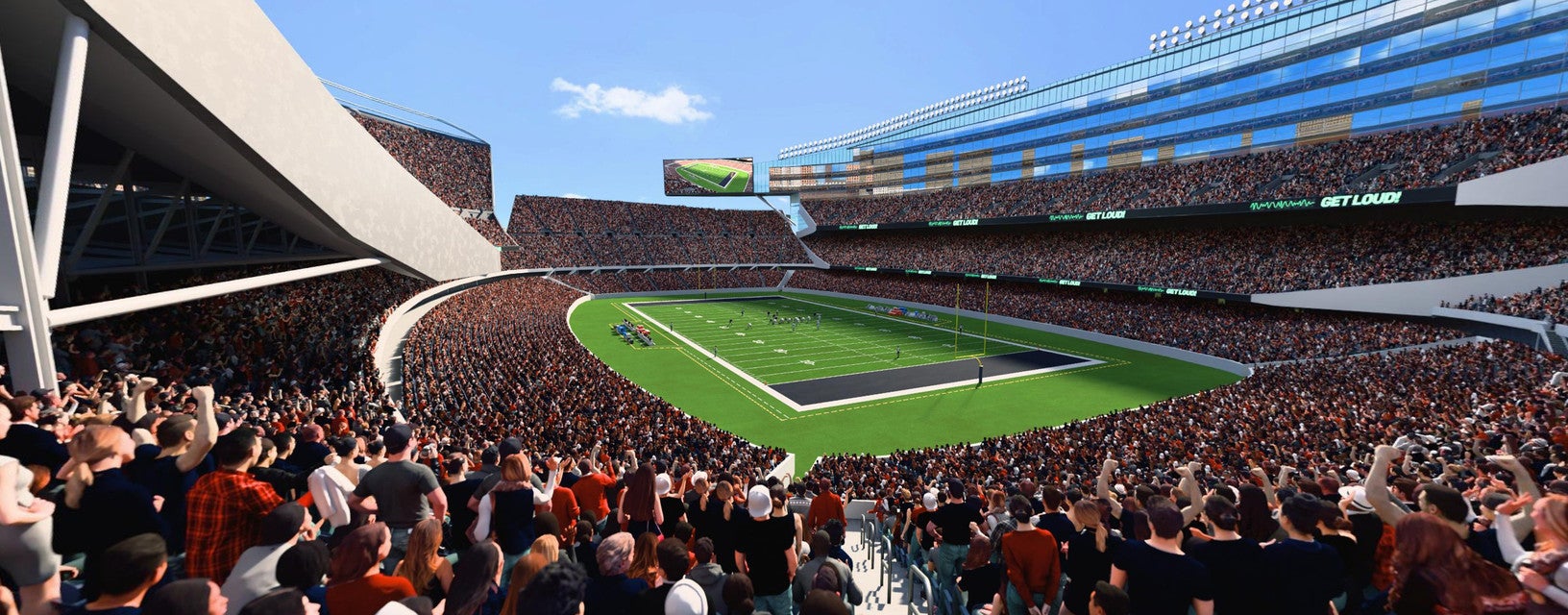 Seat view from Mid Level Endzone
